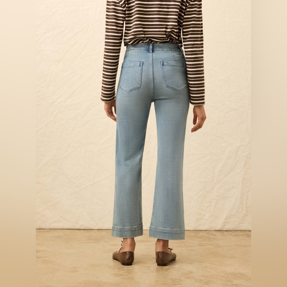 Faherty Stretch Terry Patch Ankle Pants - Eastern Shore Wash - Picture 3 of 16